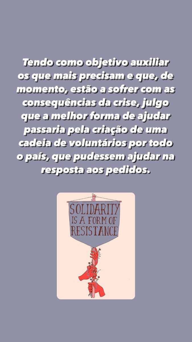 louroascensom's tweet photo. Criei esta iniciativa com o objetivo de ajudar todos os que estão a sofrer com as consequências da crise. 

Caso tenham interesse podem responder ao questionário da minha bio.

Obrigada e partilhem pls :) https://t.co/evsHRUImsx