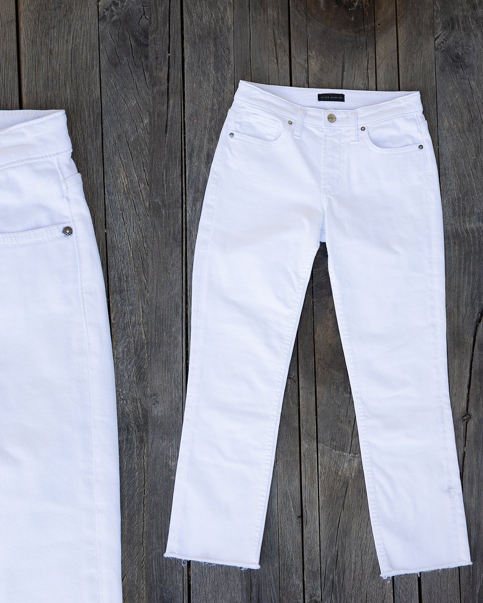 silverjeansco's tweet photo. Coming Soon to the Sun Shop: The Most Wanted Skinny Crop in White. 🤍
#silverjeans #silverjeansco #cropjeans #springdenim #springfashion #whitejeans #whitejeansoutfit https://t.co/RoIdyeXwHe
