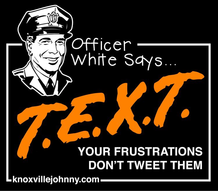 TennesseeTexts's tweet photo. @AD_DannyWhite I thought we were doing this? #textdonttweet https://t.co/uenG92B0fk