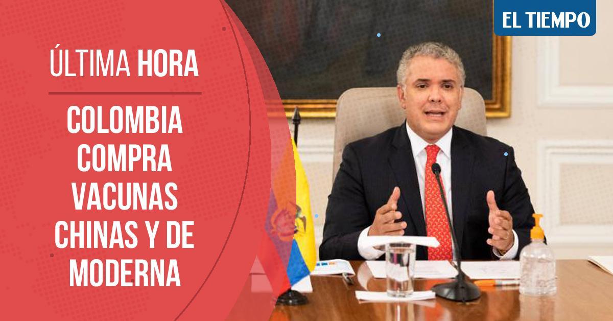 ELTIEMPO's tweet photo. 🚨 ATENCIÓN 🚨 El presidente Duque acaba de anunciar la compra de 12,5 millones millones de dosis que reforzarán Plan Nacional de Vacunación. Más detalles aquí 👉 https://t.co/LN9w9h6xM5 https://t.co/s9msEHOJk0