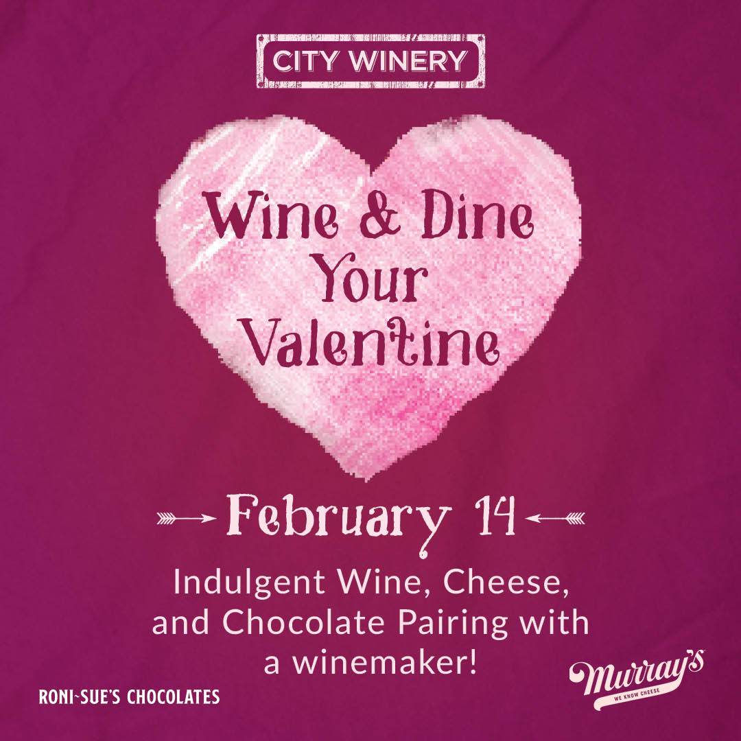 Will you be wine? ❤️🍷

Due to popular demand, we're extending our virtual Valentine's Day wine tasting sale through Tuesday 2/2! It's your last chance to gift your partner in wine a delicious rosé with a guided tasting! 

Visit citywinery.com to purchase your tasting!