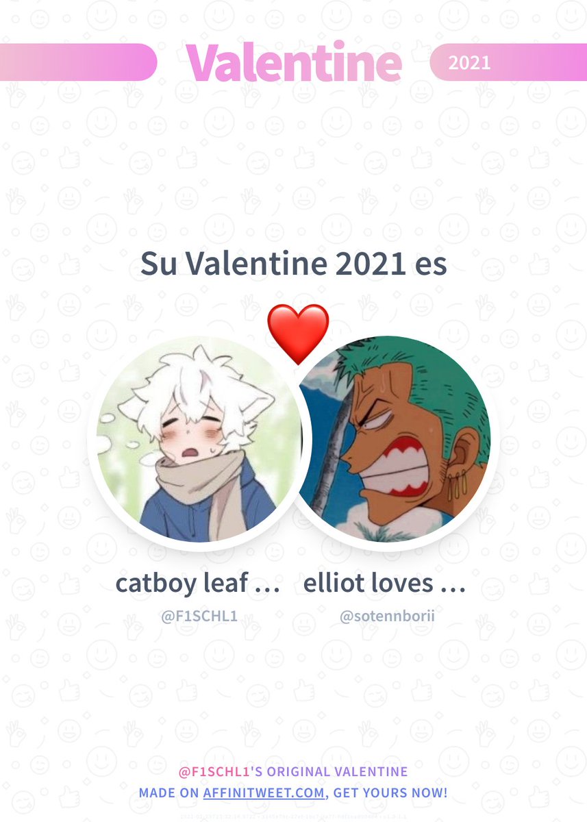 F1SCHL1's tweet photo. ✨ Valentine

This year you're mine sotennborii! ❤️
And you, whom will be yours?

➡️ https://t.co/ha9sB9Jguq https://t.co/AxWA5fFVcW