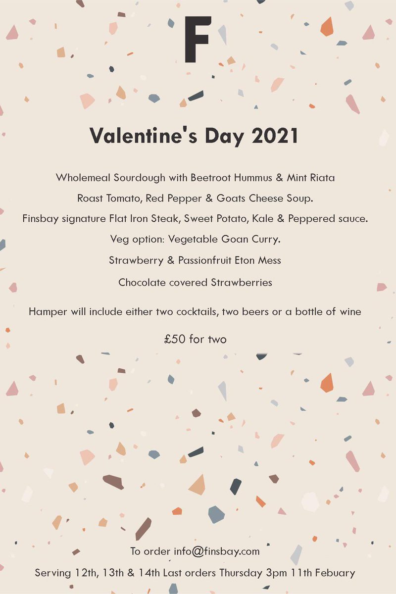 We are proud to announce our next home kit. Make Valentines special this year with another one of our delicious home kits. 

Over and above the incredible food and drink below we can add cocktails, beer, wine and next day breakfast kits to your order. 

Last orders Thurs 11th Feb