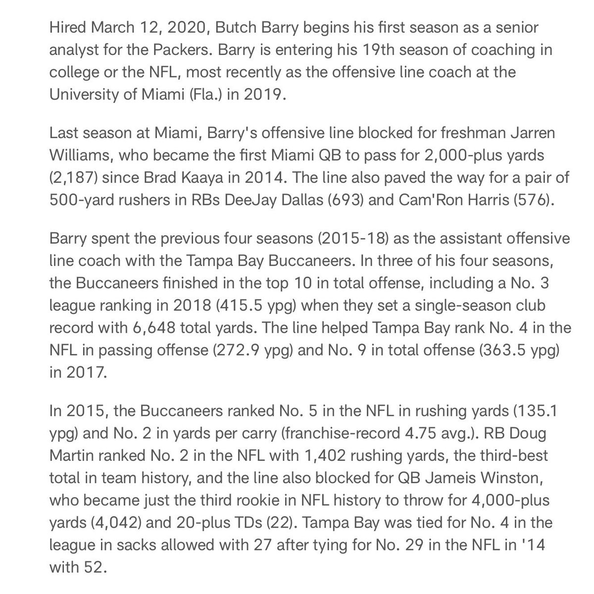 49er_edits's tweet photo. #49ers have hired Butch Barry as an Assistant OL Coach. #FTTB #ButchBerry https://t.co/pKZjQ8tKoE