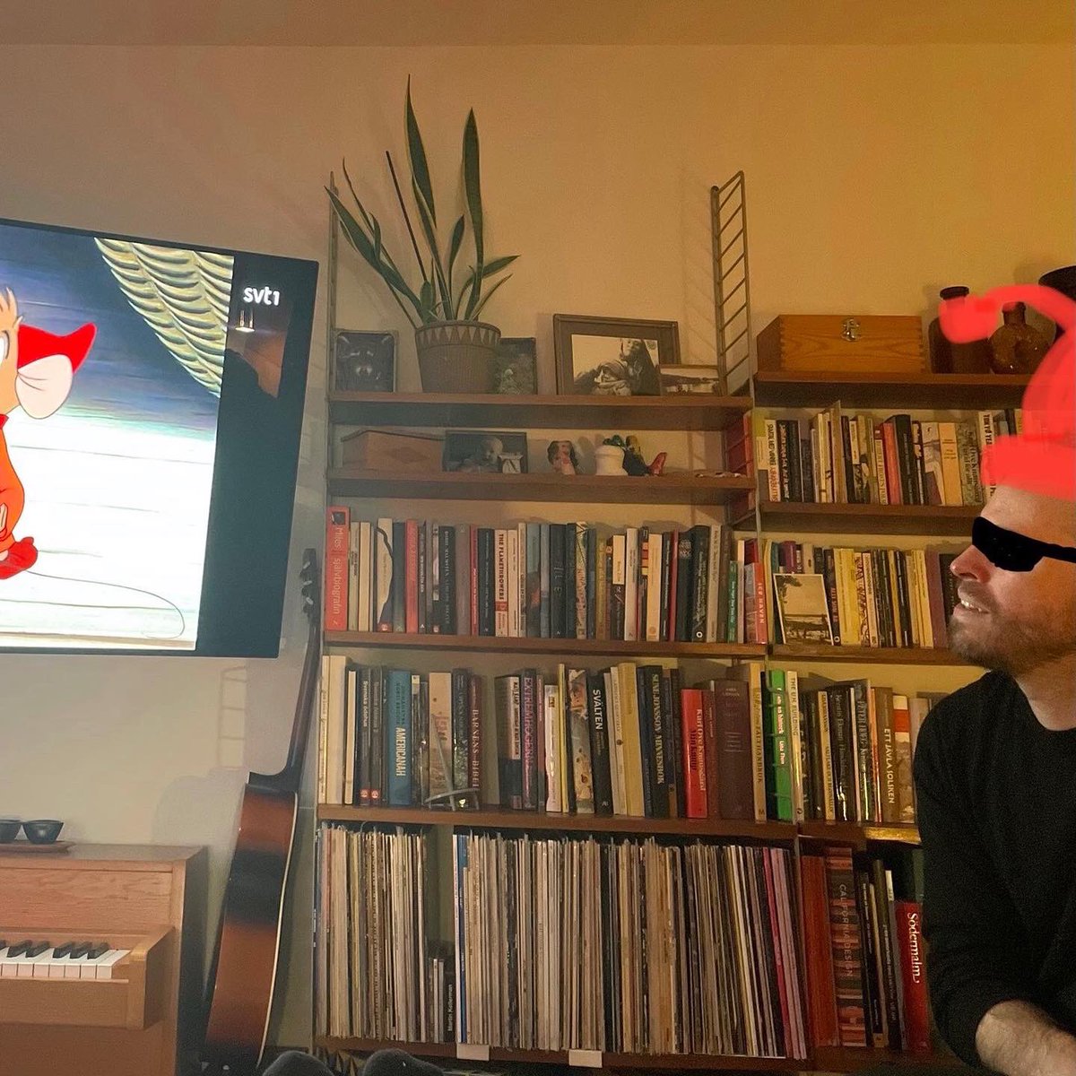 PeterBjornJohn's tweet photo. #flashbackfriday
#MerryChristmas &amp; #HappyNewYear is long gone..However here’s some pics 
that got lost in the flood. 
So enjoy #SantaJohn #PartyPeter &amp; Bjorns brother enjoying the annual Donald Disney-special (is that a worldwide thing still or just here in Sweden?) #content https://t.co/bGFtO7FJtU