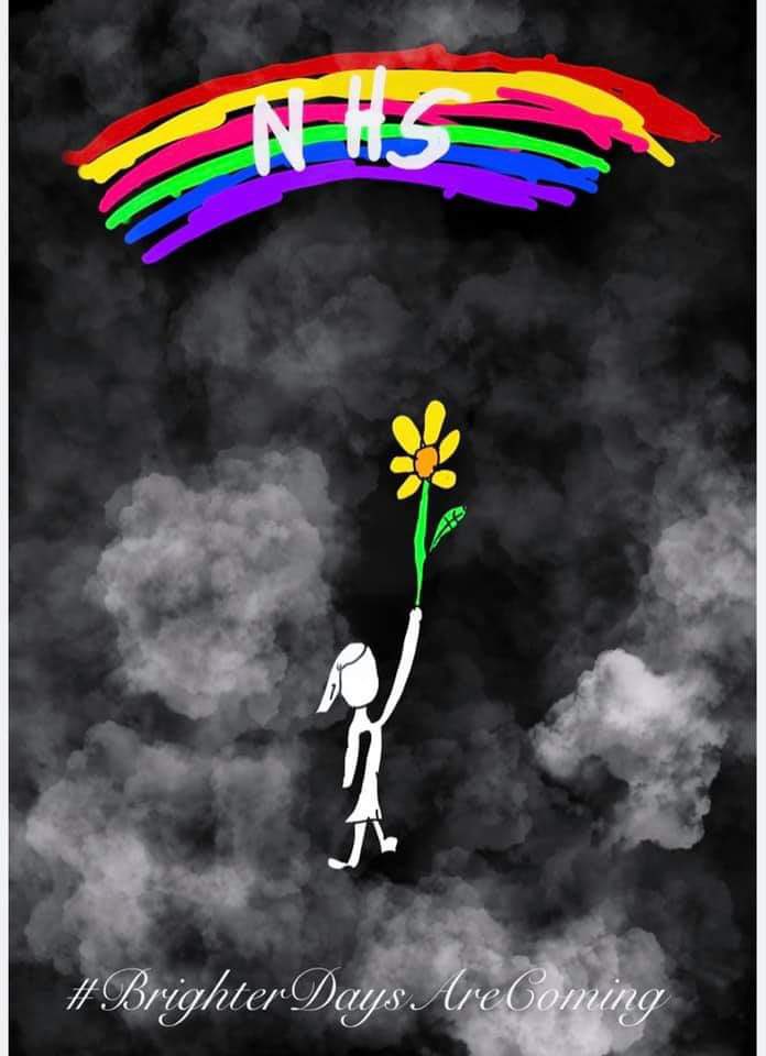 My best friends 7yr old son designed this all by him self! So proud of him! I promised him I would show all of my work colleges &amp; patients @SalfordRoyalNHS&amp; <a href="/NCareCharity/">NorthCare Charity 💙</a> his beautiful work to help brighten their day❤️Well done Xenon!!!Let’s share it 🌈🌈🌈 #COVID19 #schools #NHS