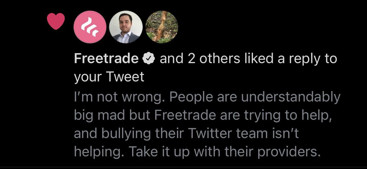 EdwardEconomis2's tweet photo. @freetrade @19ND94 @Currencycloud @Barclays ⛔️ BLOCKED BY FREETRADE for asking simple questions. Warning to all. Is this how you deal with your customers? @doddsie (CEO) is this how you run your transparent business? Not one reply, but have liked tweets defending themselves.... https://t.co/ZsdryukB2I