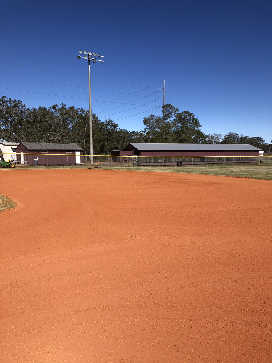 The new infield dirt is starting to settle in for the 2021 season!  #GoTigers