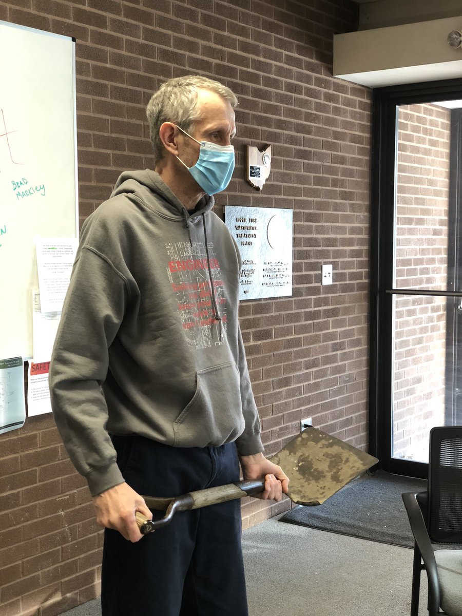 Today we honored NESOWEA and Summit County’s own Bob Hollis. He is retiring after 36 years in the business, and was surprised when his retirement party turned into a virtual induction into the Honorable Select Society of Sanitary Sludge Shovelers (5S)