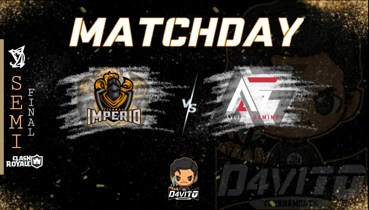 MATCHDAY👀 // #Edicion2

4 equipos de 34 an logrado llegar  hasta esta estampa de SEMI FINALES, pronto 1 se coronará y será el campeón de la Edición 2 🤩

 <a href="/ET_ImperioPA/">ETERNAL IMPERIO</a> 🇵🇦
 🆚
 <a href="/AyllusGaming/">Ayllus Gaming</a> 🇵🇪

 Duelo picante 🔥