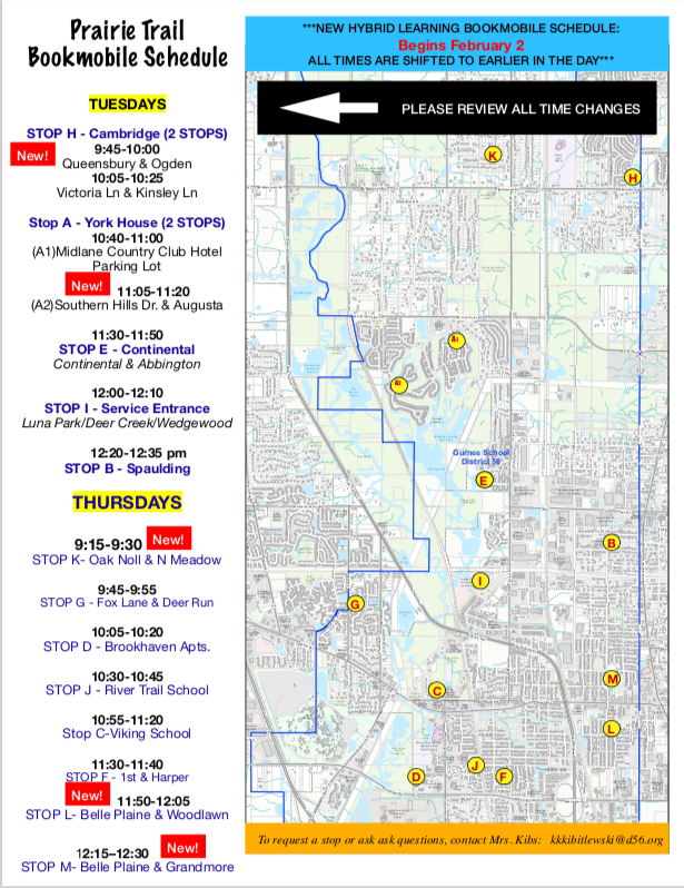 Due to new hybrid schedule, the BOOK MOBILE has a new schedule also! Please check to see your new book mobile time for your stop... 🚌📚 <a href="/PTSLRC/">PTSLRC</a>