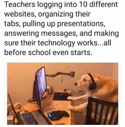 MhsdTechnology's tweet image. Here’s your Friday funny! We hope you’ve had a great week! Please remember your tech coaches are still here and happy to help with any technology needs you may have. #mhsd193 #letstacobouttech #funnyfriday #onlinelearning