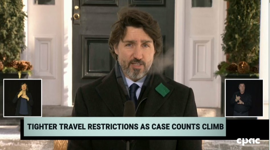 RuidoEnLaRed's tweet photo. ⚠️Canadá suspendió vuelos de México y el Caribe hasta el 30 de abril. 

"Ahora no es el momento de volar", señaló el primer ministro Justin Trudeau. 

Quienes entren al país deberán permanecer en cuarentena en hoteles al menos tres días. https://t.co/62RfNdiwXd