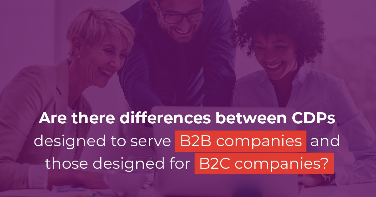 B2B has needs dangit! And a purpose-built customer data platform (#cdp) can address many of them. Watch and read more about the needs a B2B CDP can fulfill here: bit.ly/3ow84rs