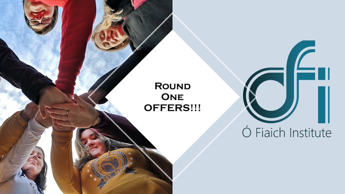 Round One Offers have been sent by e-mail &amp; post today!!! Congratulations to those of you who have secured your college place for September 2021👏👏 Applications are still open at ams.enrol.ie/OFI/2021 #ApplyNow #OFIDundalk #ShapeYourFuture