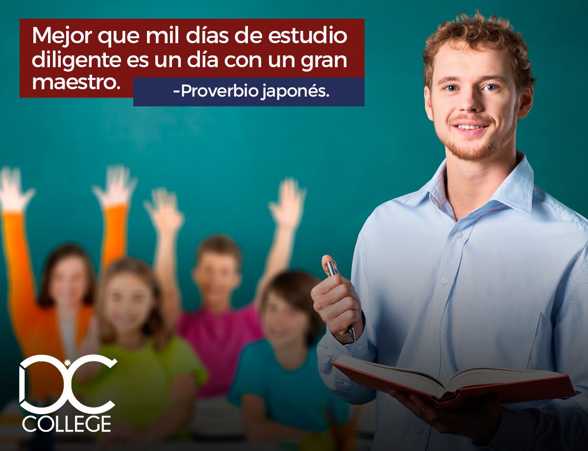 DCCollege_'s tweet photo. Aumenta tu educación y desarrollo personal, con un proceso de aprendizaje diario. 

#WorldTeachersDays #DCCollege #Idiomas #TimeToLearn #AnytimeAnywhere https://t.co/i1rw4tcEAc