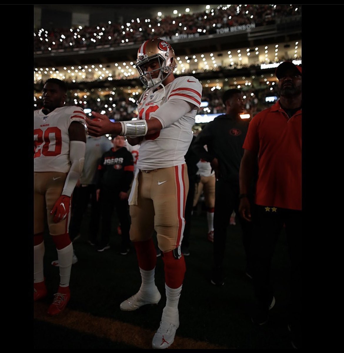 24-8 record as a starter for the 49ers4-0 record vs the Rams3-1 record vs Arizona 7-1 road record in 2019 including a GW drive in NOLA