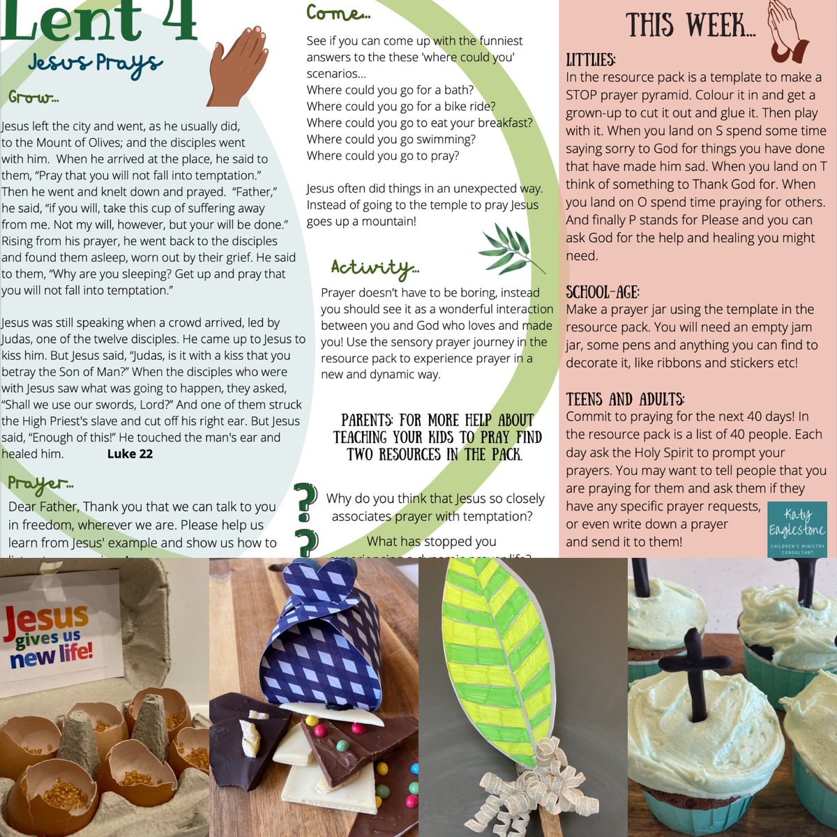 eagle_mum's tweet photo. The Lent Church-at-Home pack is now available. It is 7 sessions with a 25 page resource pack crammed with crafts, activities, games, prayers and readings. Order here - https://t.co/85IafoxS8T https://t.co/4W2zQzDgNv