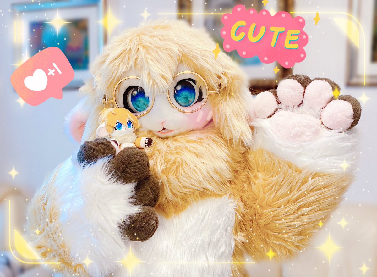 Baa💛 Look! Is BellySheep doll! 💛💛🐑

#fursuit #fursuiter #fursuitfriday #fursuitsfriday