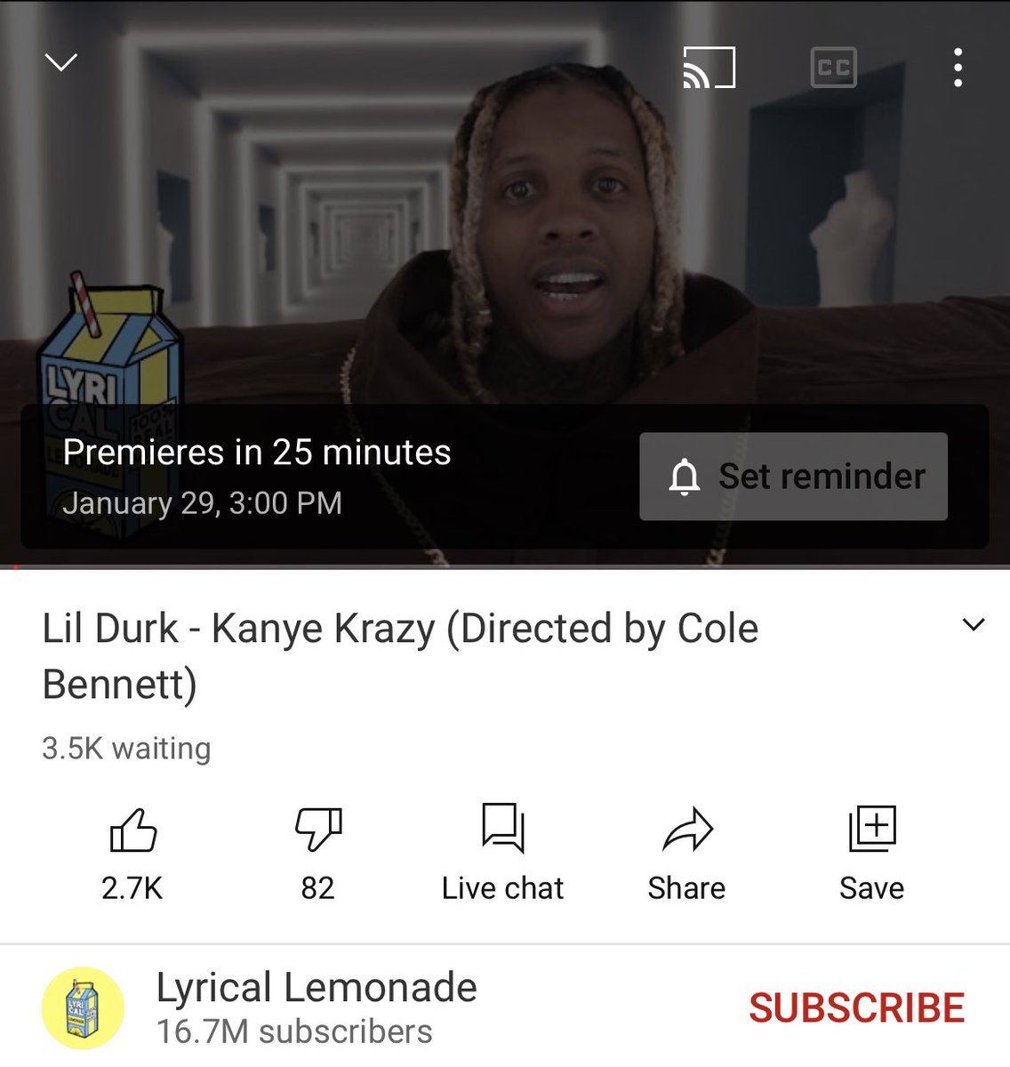 lildurk's tweet photo. Kanye Krazy
3PM

@_ColeBennett_ 
@LyricaLemonade 

#TheVoiceDeluxe 

https://t.co/J9MQBChnbA https://t.co/w9QZO2uivZ