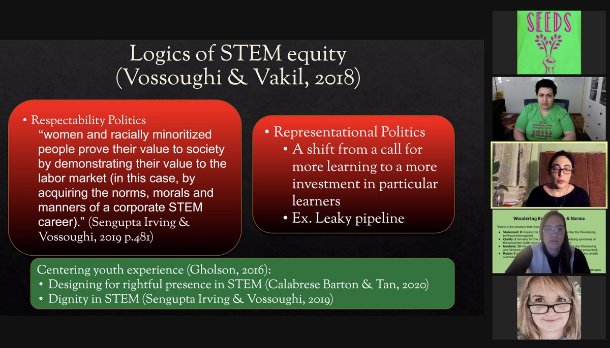 @shirinblue and @sepehrvakil you are with us in amazing work of @ColinHennessy and colleagues. #seeds4equity Thinking about care in #scienceEd