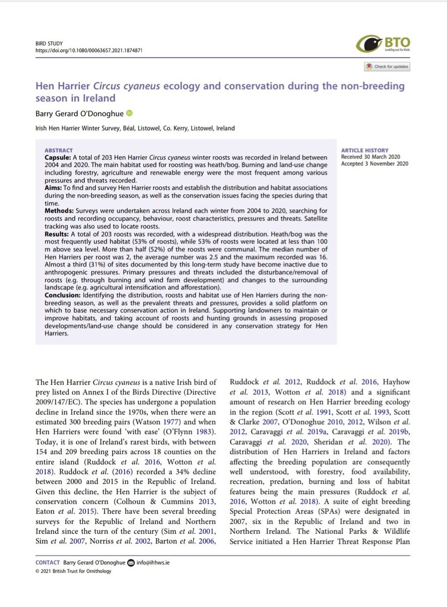 Irish Hen Harrier Winter Survey tweet media