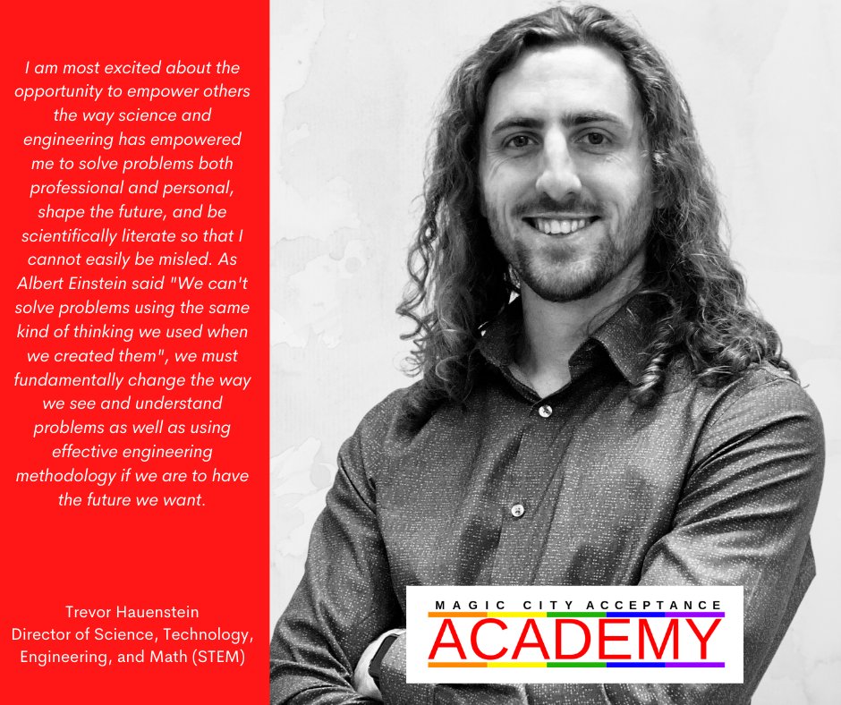 This is Trevor! He can't wait to start developing our next generation of scientist and engineers!