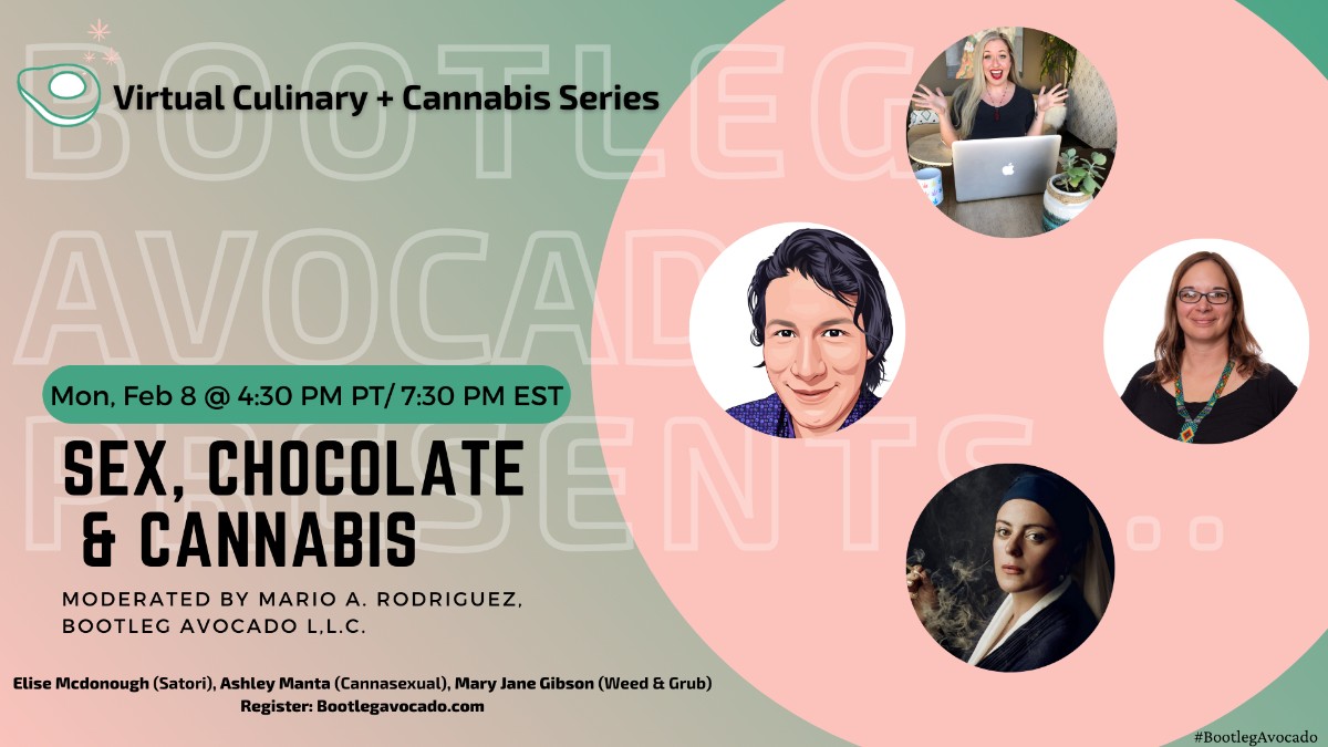 ♥️+ 🍫+ 🌱Monday, Feb 8th! With <a href="/TheCannasexual/">Ashley Manta (like Santa)</a> <a href="/EliseMcD420/">Elise McD</a> <a href="/CannaCraftInc/">CannaCraft, Inc.</a>  <a href="/thisismaryjane_/">Mary Jane</a> <a href="/BootlegAvocado/">Bootleg Avocado L.L.C.</a> Register: fal.cn/3d3TR #CannabisCommunity #chocolatelover #sexeducation #ValentinesDay