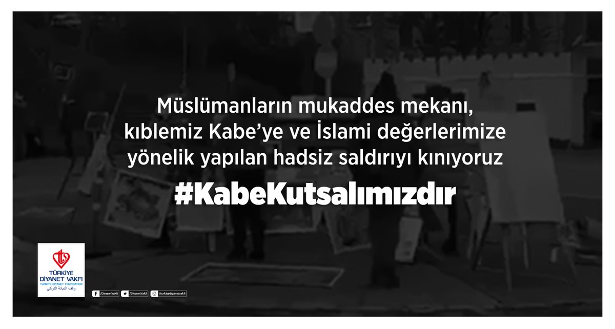 Müslümanların mukaddes mekanı, kıblemiz Kabe’ye ve İslami değerlerimize yönelik yapılan hadsiz saldırıyı kınıyoruz. 

#KabeKutsalımızdır