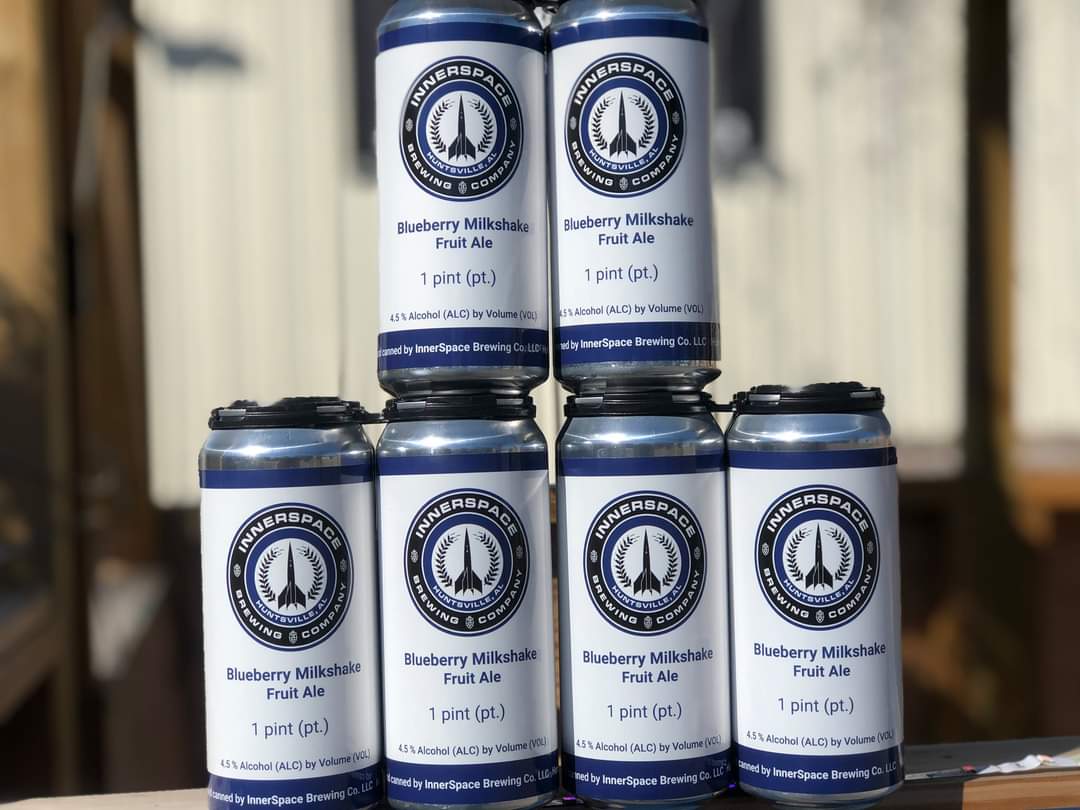 Blue Skies for the Moment,  Blueberry Milkshake Forever! 
At last.....Blueberry Milkshake 4-Packs are ready to go. 
Happy Canuary from ISB

Huntsville's favorite fruit ale is now available in 4-packs, ready-to-go and coming soon to a store near you.