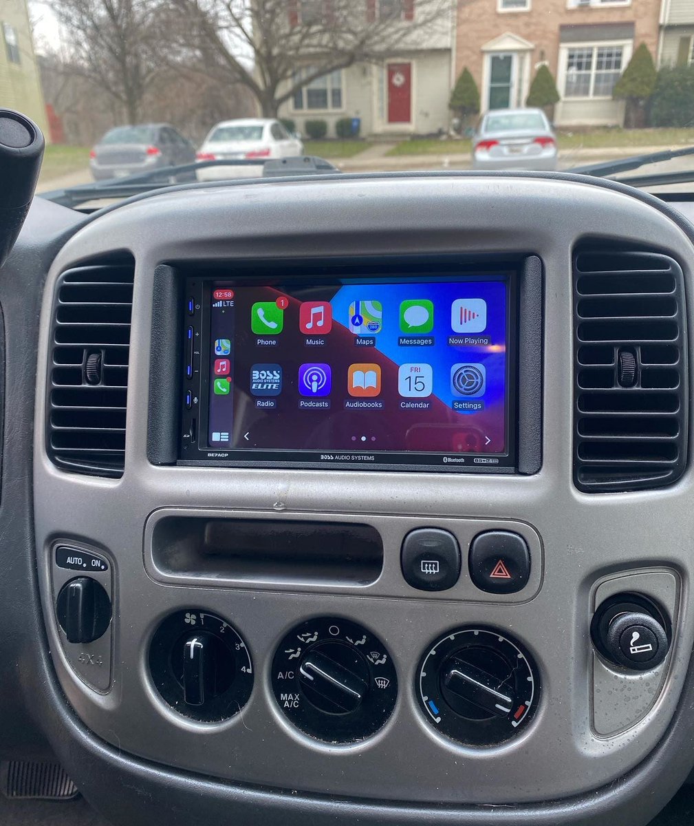 Check out this Double-DIN BE7ACP install.
The BE7ACP is a touchscreen, Bluetooth Apple CarPlay and Android Auto unit with multi-color illumination and USB, AV, rear camera, and steering wheel control inputs. It also features front, rear &amp; sub pre amp outputs