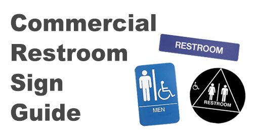 TMSNE_Equiparts's tweet image. New! Commercial Restroom Sign Guide to help you find the correct restroom signs for your facility: bit.ly/SignGuide #restroomsign