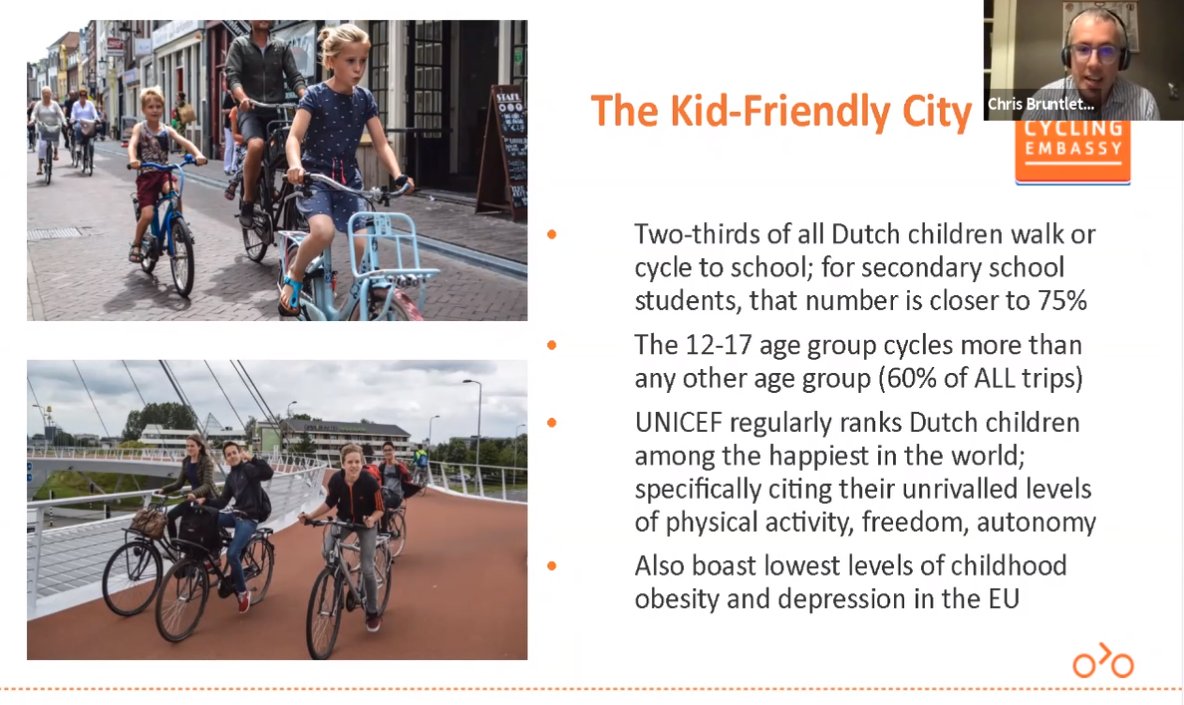 2/ Teens make up the largest age group on bicycles.