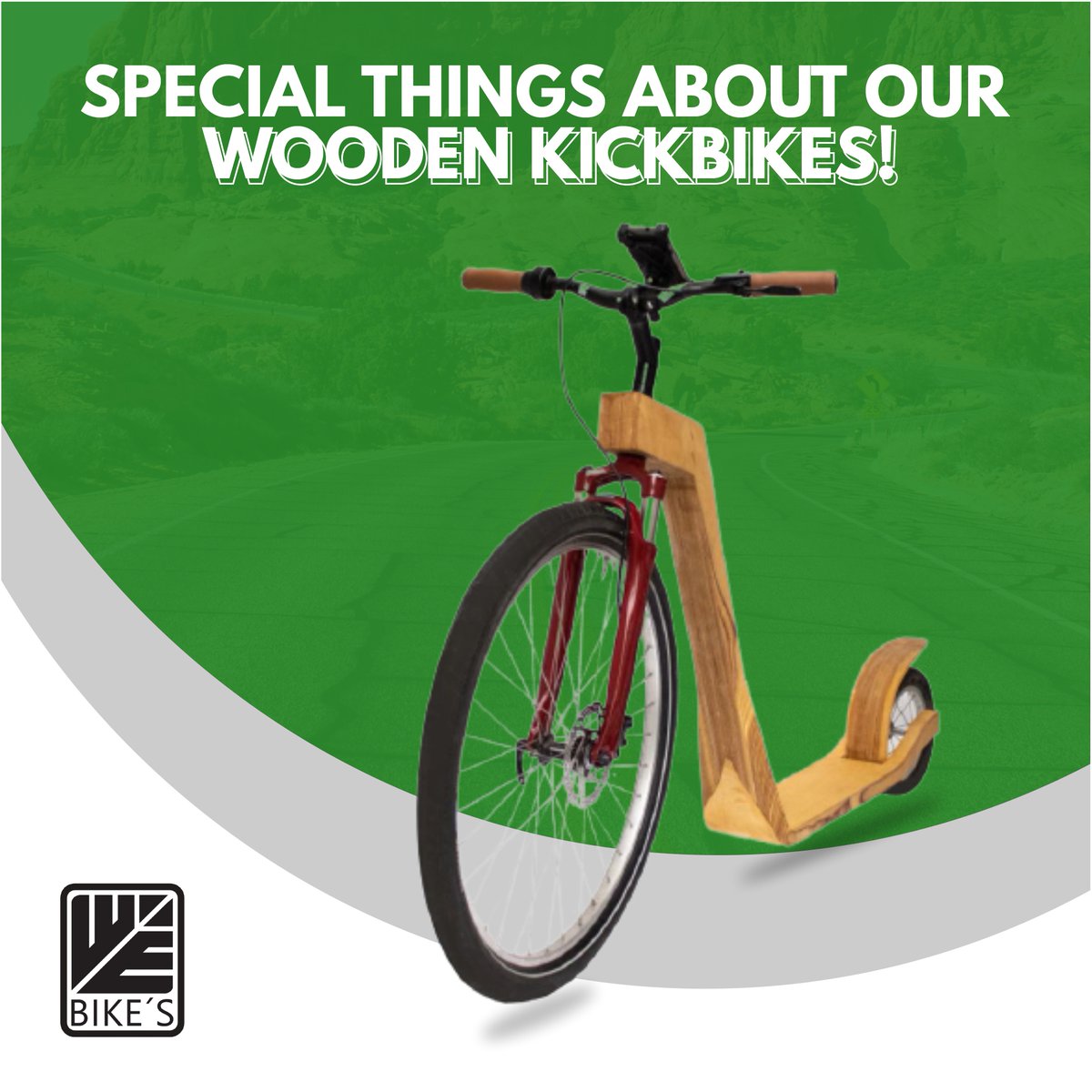 These are the special things about the wooden kickbikes in a nutshell:
🌟 Stability & durability like aluminum or carbon
🌟 Flexible wooden frame for maximum driving pleasure
----
🌐 wooden-kickbike.de
.
#woodenkickbikes #wooden #unique #handmade #webikes #woodenscooter