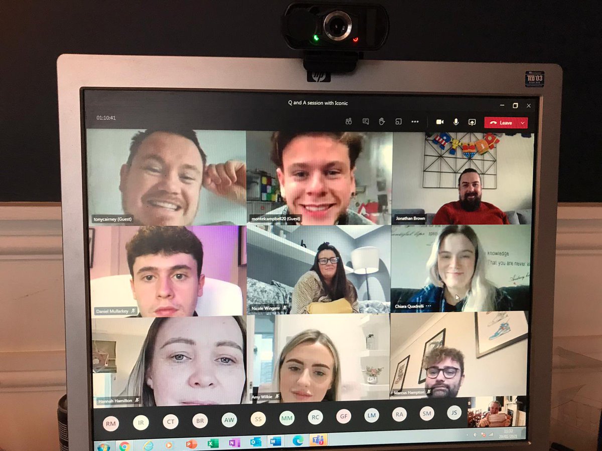 Margare86567052's tweet photo. SVQ2&3 Barbering students enjoying an online motivational session with local EK Barber salon owner. #Shared experience #Barberbash @SLCek @MyraSisi @joannewarwick5 @StellaMcManus https://t.co/uDH9TGkECY