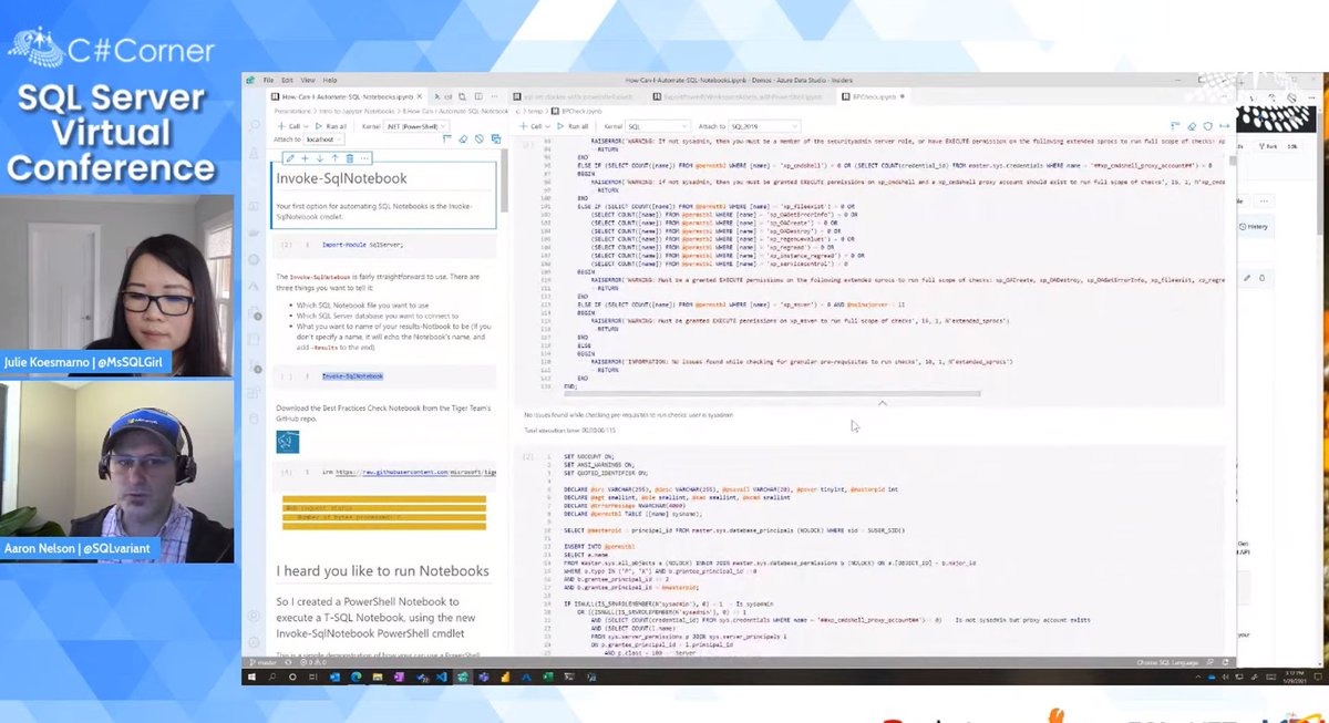InfraCoop_SQL's tweet photo. Very useful presentation that every DBA should attend! https://t.co/XhyUrPvyYl