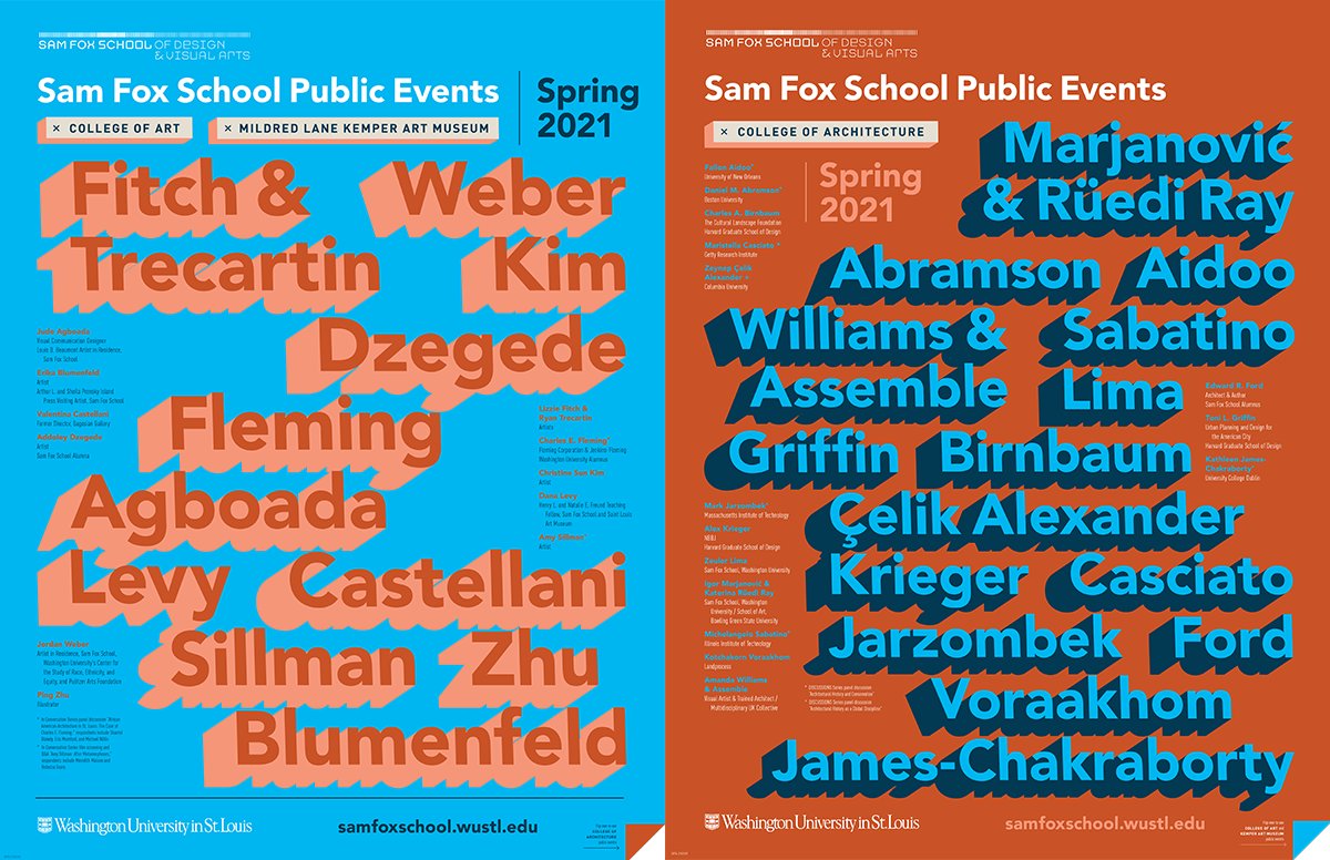 Our spring Public Lecture Series begins this Saturday samfoxschool.wustl.edu/pls and features a stellar lineup of 22 virtual presentations. Free + open to all. Pls join us! Registration &amp; details through the link. @WUSTL <a href="/WUSTLnews/">WUSTLnews</a>