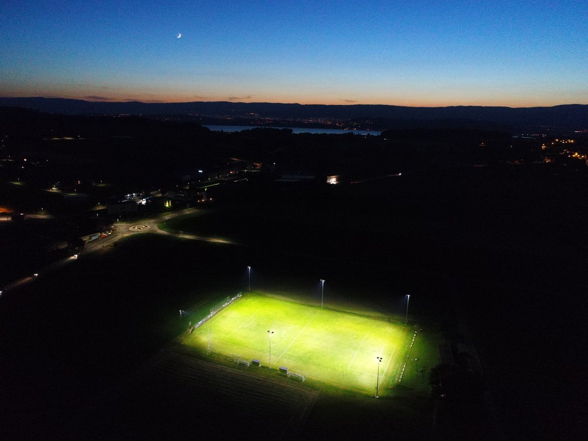 LightingSwiss's tweet photo. @SOLIS_Syd No.
Our lighting systems are designed such that you cannot even see their light emitting surfaces from outside the illuminated area, let alone from the horizon or above. In this respect, we are way better than all other systems on the market. Please also check our other pictures. https://t.co/e2BpoeAt6R