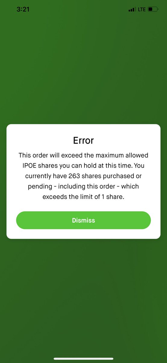 KoryDeering's tweet photo. @chamath @RobinhoodApp Or IPOE. Fuck these guys. https://t.co/WWOucZxXnG