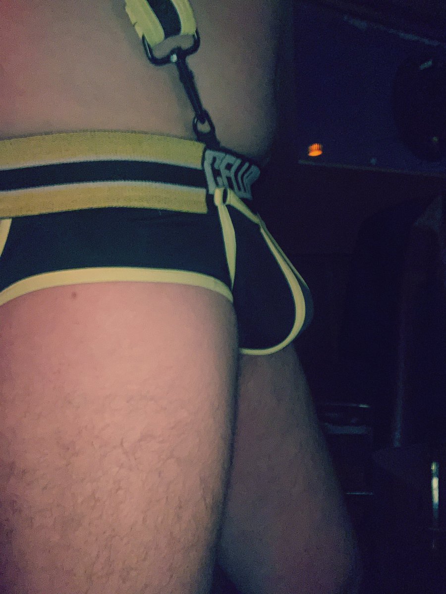 PupMicro's tweet photo. Skivvy strip down night at Trade. #PupMicro https://t.co/MAVcE7Ok3H