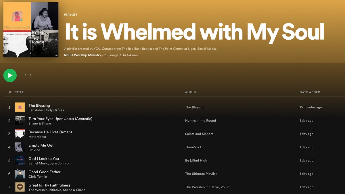PointSignal's tweet photo. Yesterday, we asked what songs help you when you feel overwhelmed, and you did not disappoint! We tried to get all the songs you suggested, but some aren't on Spotify. 🤷🏽‍♂️ Sorry. Regardless, here is your playlist for when you are feeling overwhelmed! https://t.co/V6XnsH0be8 https://t.co/91tYY7SzqM