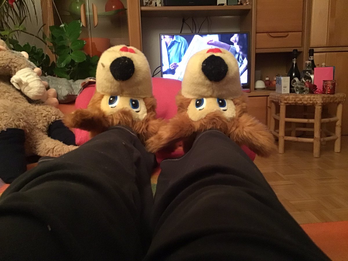 Snugata's tweet photo. Und zu guter Letzt... Die Hunde. #Puschen #Hausschuhe https://t.co/tk1aIzub1r