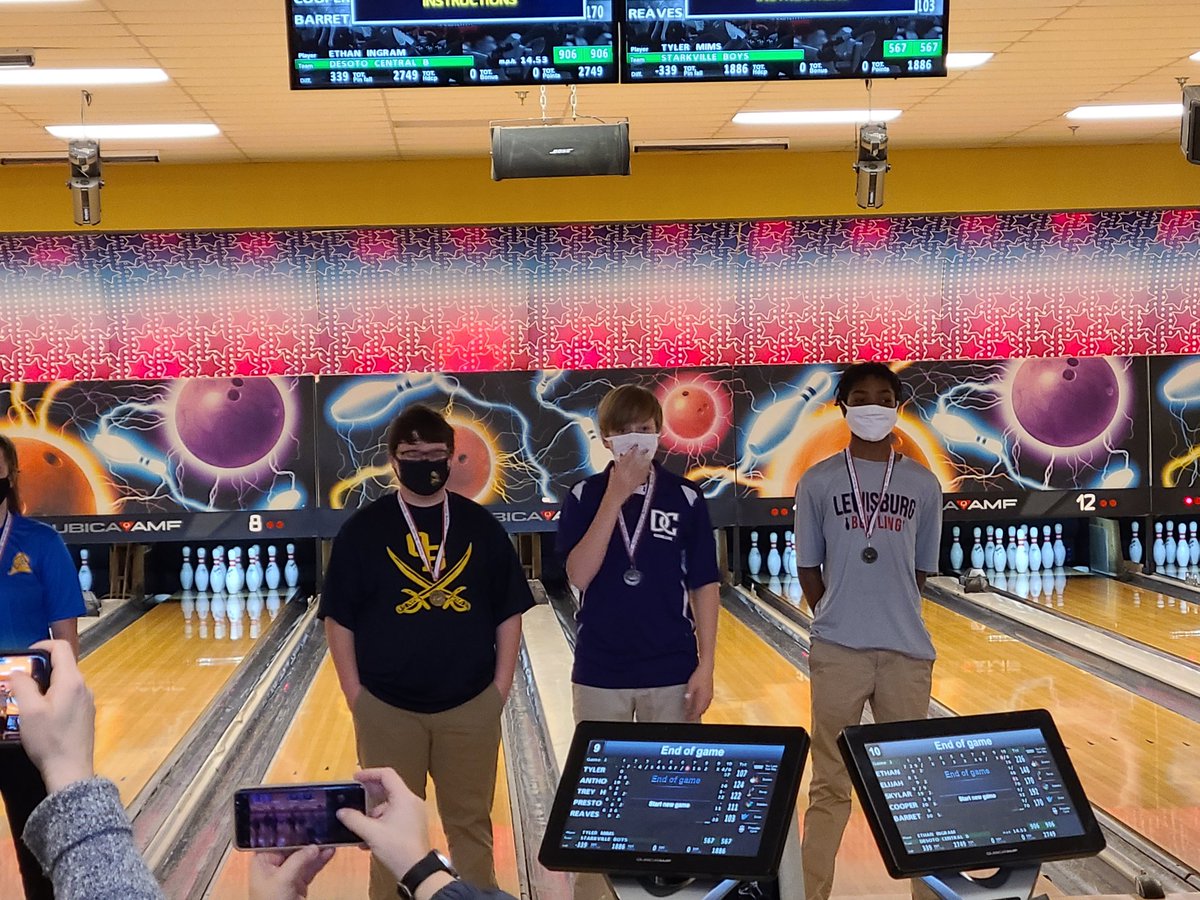 dchs_bowling's tweet photo. Congrats to Emily Davis, Kayla T, Copper Crapa, Barrett Brazelton, and Ethan Ingram for making the top 10 at Class III regional tournament 
 @BobBakken @dchsjaguars @dcsaa_sports @misshsaa @athletics_dc  @bshields0244 @cory_uselton @heather_henley https://t.co/YSr6NBiMMR