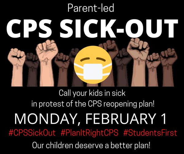 blaccmom's tweet image. We support our CPS teachers, staff, and principals. We demand that they as well as parents have a place at the table to collaborate and to put together a more effective reopening plan and a more robust remote learning plan.
#CPSSickOut #PlanItRightCPS #StudentsFirst