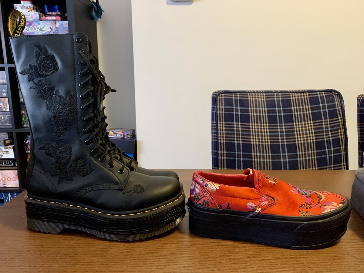 AgenderIroh's tweet photo. Shoutout to Lilburn Shoe Repair for hiking up some new shoes for me! #eds #neisvoid #DisabilityTwitter #DisabledAndCute #DisabilityDoesDefineMe https://t.co/oqYKhAGKR7