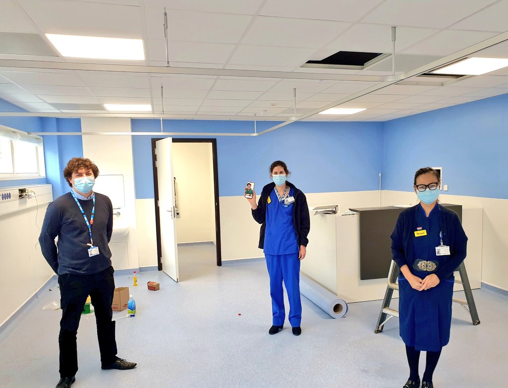 Visited the ongoing build of our new endoscopy unit @ WexhamPark....exciting times ahead 😊 #notevenapandemic can stop us improve our service to patients #bowelcancerscreening #fasterdiagnosisstandards #NHSLongtermplan @FrimleyHealth