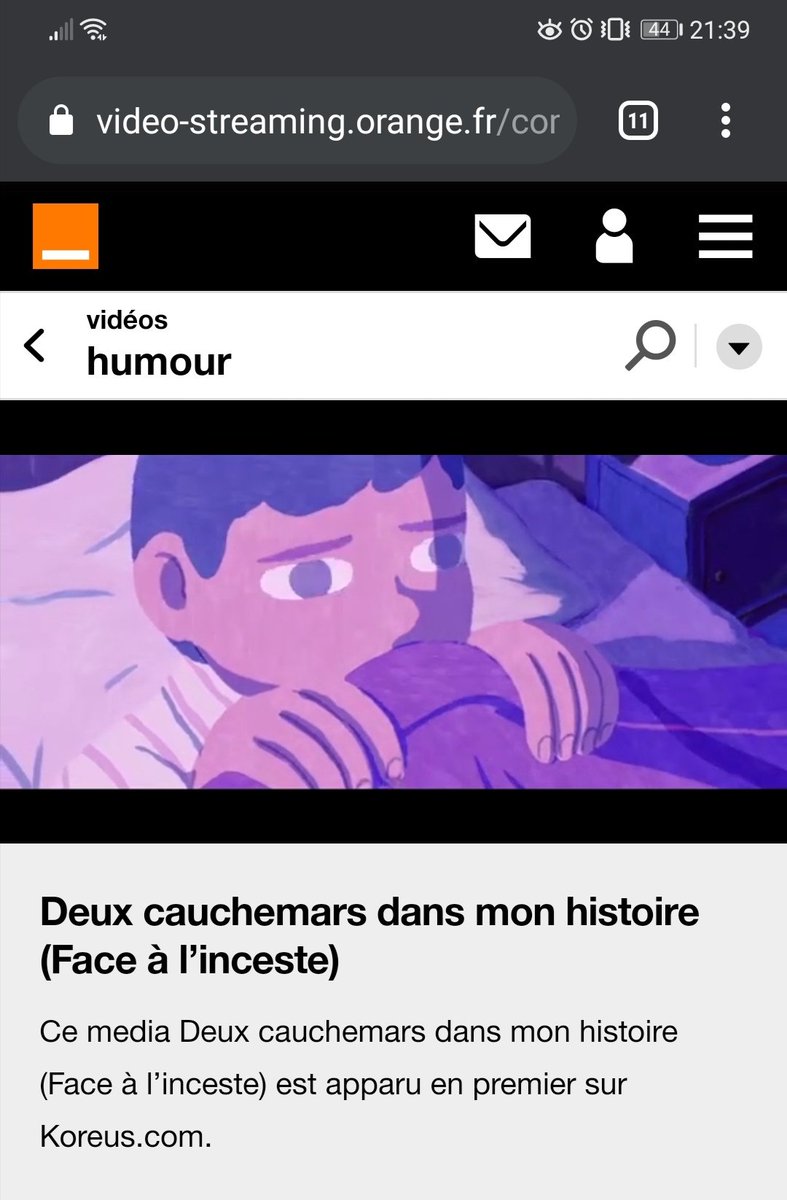 AnnaInceste's tweet photo. On se marre bien chez @orange. Je dois sûrement manquer d'humour devant cette vidéo https://t.co/TTGz8KoW3P