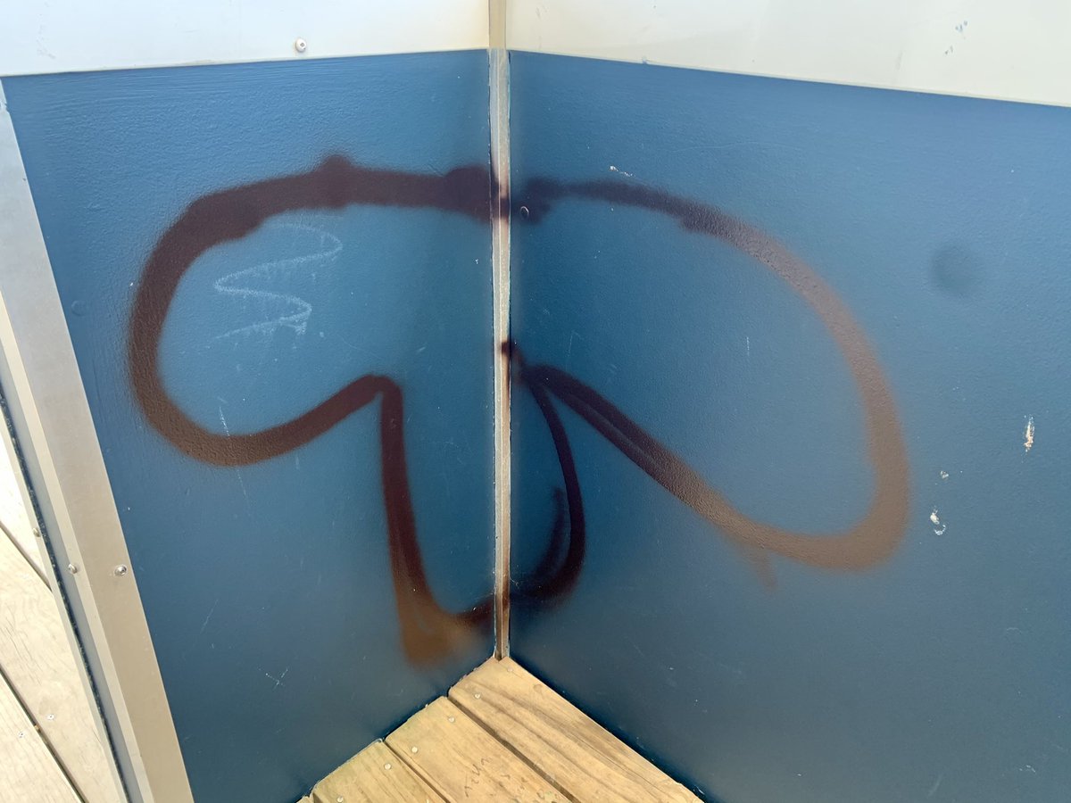 SMELZ ..stop your graffiti on our kids school- its stink!
Your self portrait does have an uncanny resemblance but thats not smart