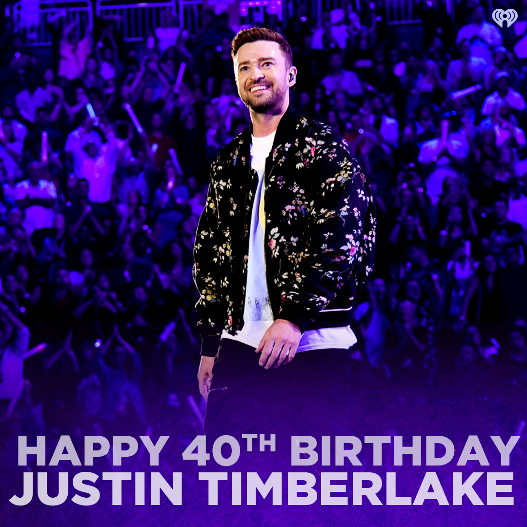 iHeartRadio's tweet image. "Hey, girl, is he everything you wanted in a man?"

Who? @jtimberlake? Yes, yes he is.

Sending all of our love to JT on his 40th Birthday! ❤️😘