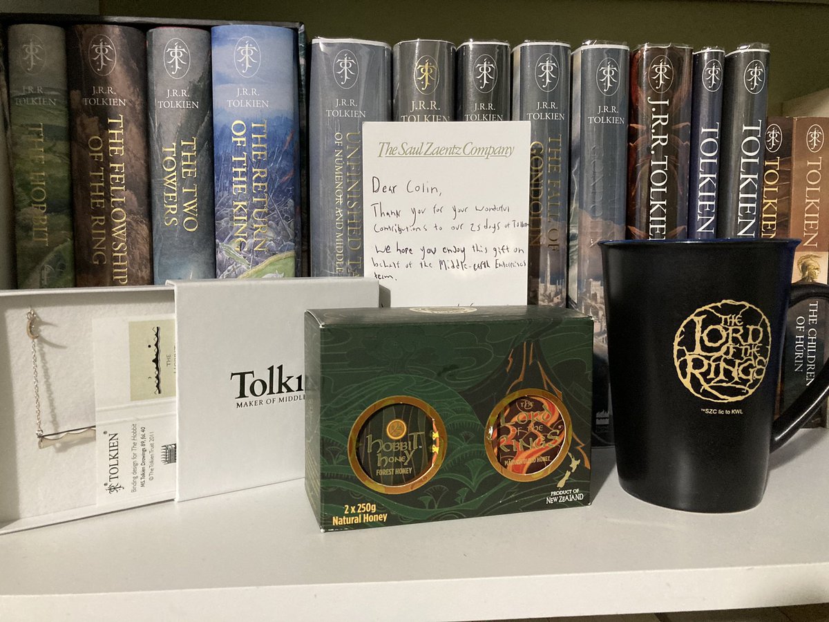 Cuthalion__'s tweet photo. Big thanks to @MiddleearthEnts for picking me as one of the winners for their #25daysoftolkien giveaways! I had a lot of fun participating and look forward to another series of posts from the Tolkien community next holiday season! https://t.co/bkNCoQOmyW